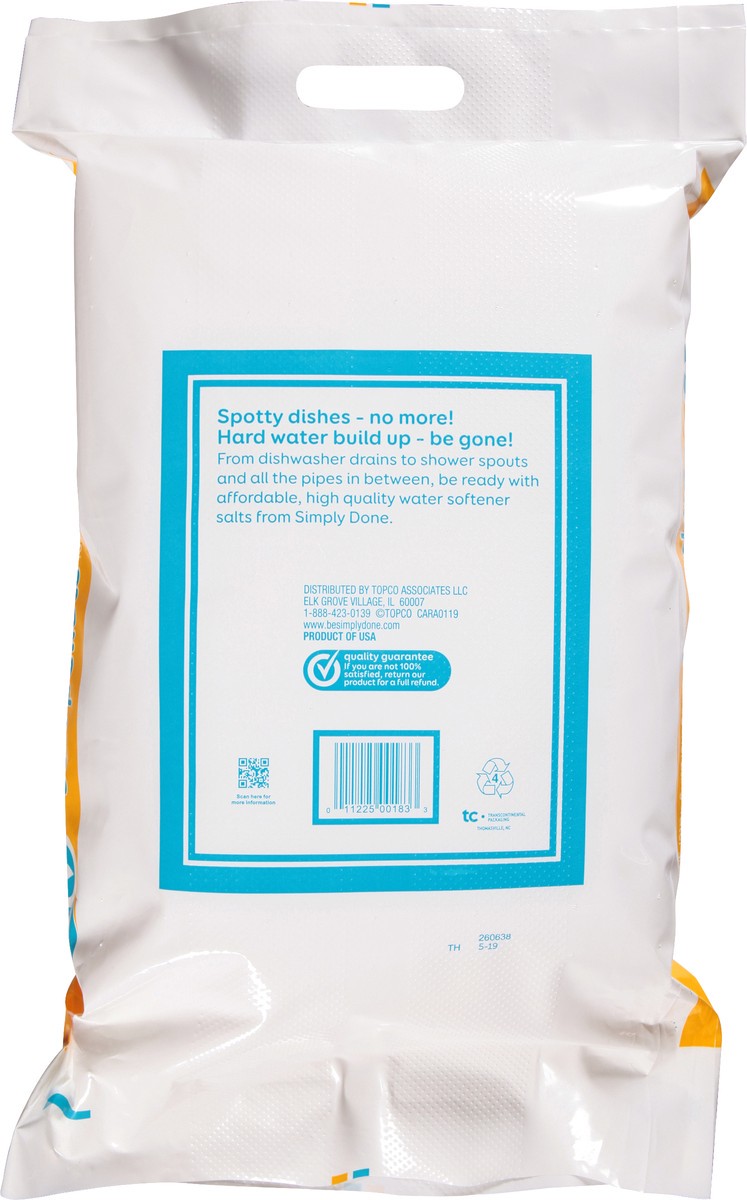 slide 3 of 9, Simply Done Salt Pellets For Regenerating Water Softeners, 40 lb