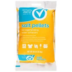 Simply Done Salt Pellets For Regenerating Water Softeners