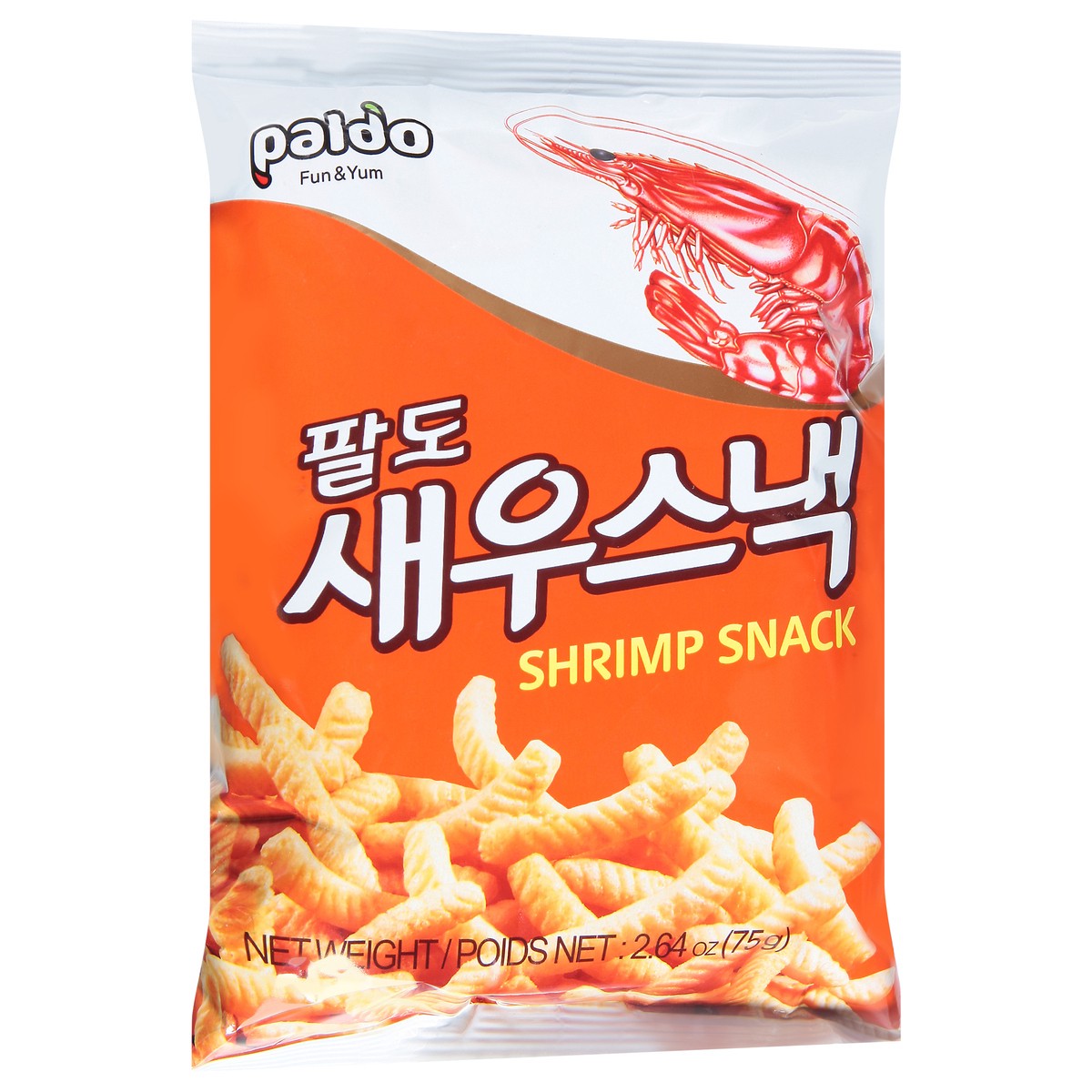 slide 4 of 13, Paldo Shrimp Snack 2.64 oz, 1 ct