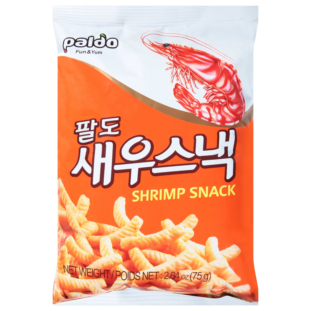 slide 1 of 13, Paldo Shrimp Snack 2.64 oz, 1 ct