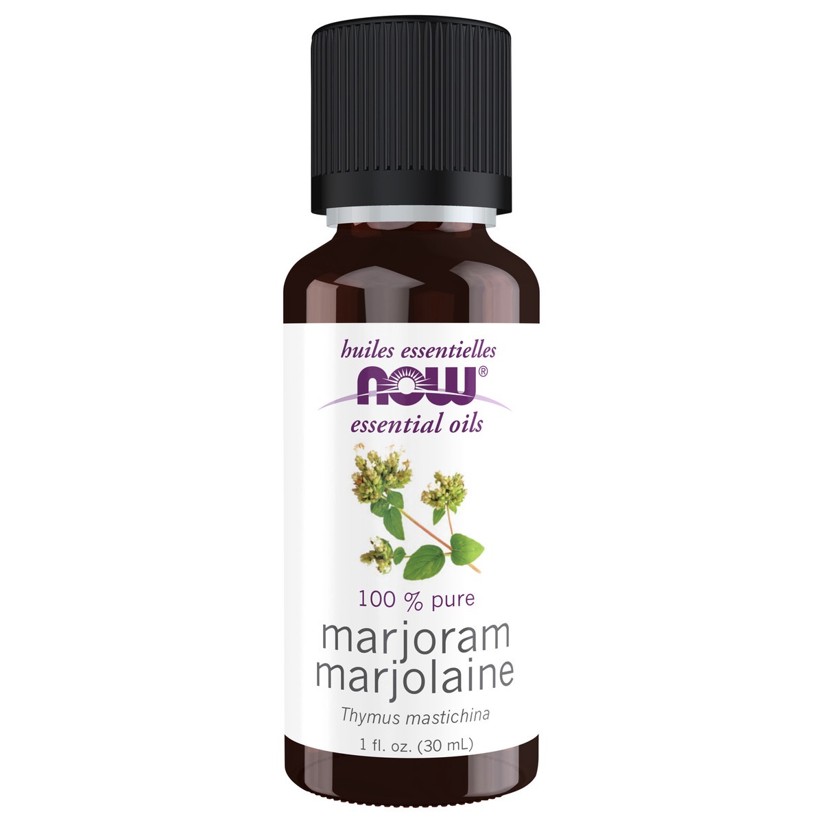 slide 1 of 4, NOW Marjoram Oil - 1 oz., 1 fl oz