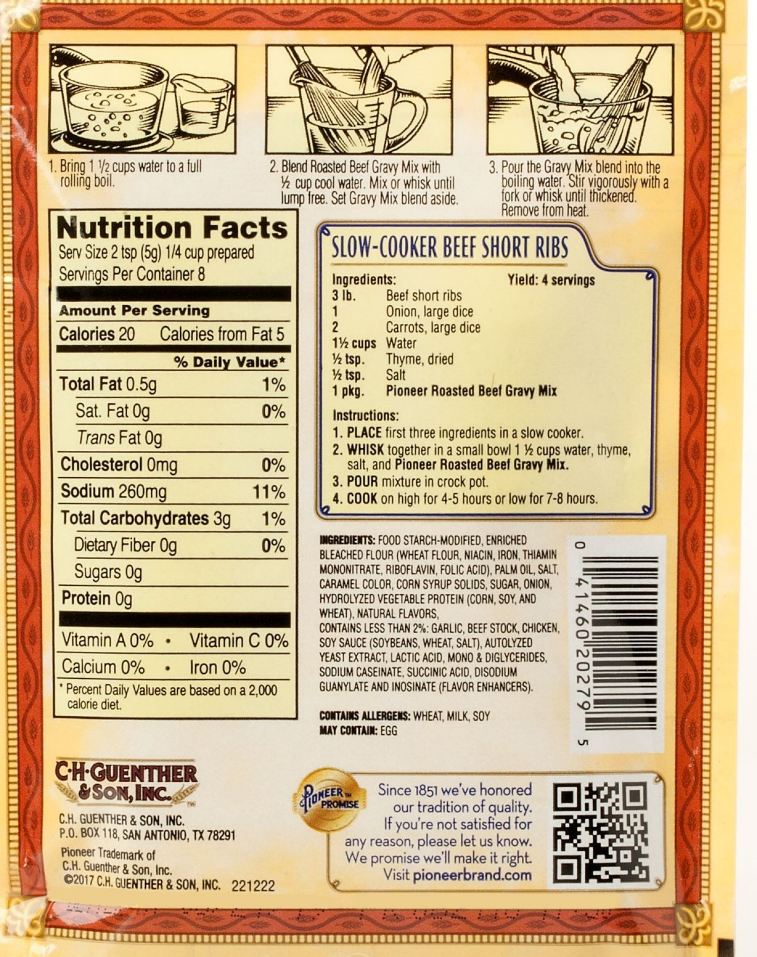 slide 2 of 3, Pioneer Roasted Beef Gravy Gravy Mix 1.41 oz, 1.41 oz