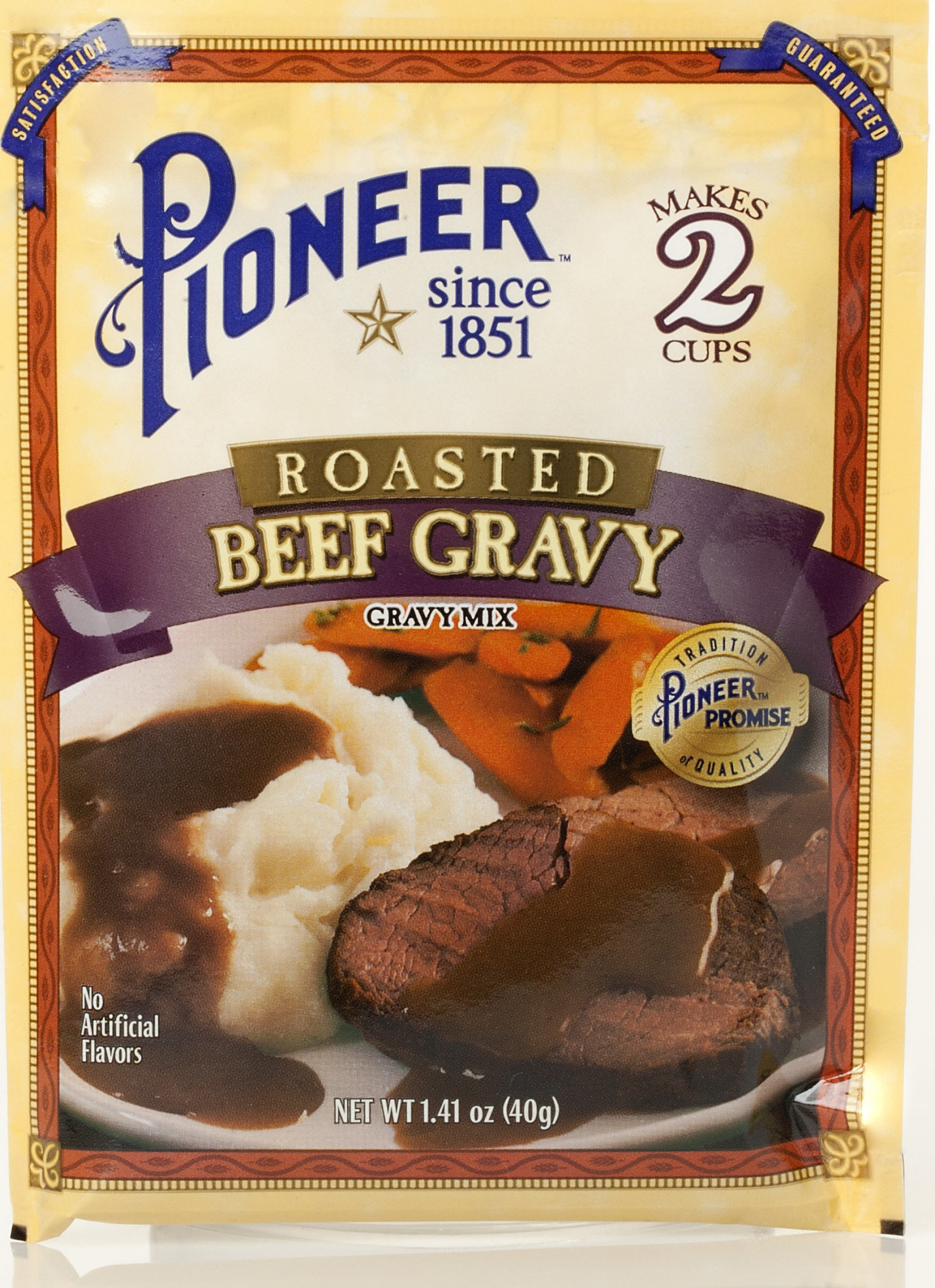 slide 1 of 3, Pioneer Roasted Beef Gravy Gravy Mix 1.41 oz, 1.41 oz
