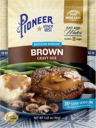 Pioneer Reduced Sodium Brown Gravy Mix 1.61 oz