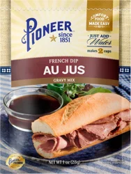 Pioneer French Dip Au Jus Gravy Mix 1 oz
