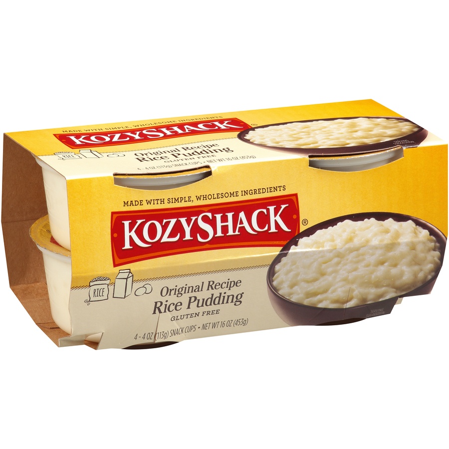 slide 2 of 8, Kozy Shack Original Rice Pudding, 4 ct; 4 oz