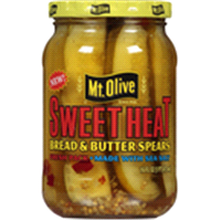 slide 6 of 17, Mt. Olive Sweet Heat Bread & Butter Spears Pickles 16 fl oz, 16 fl oz