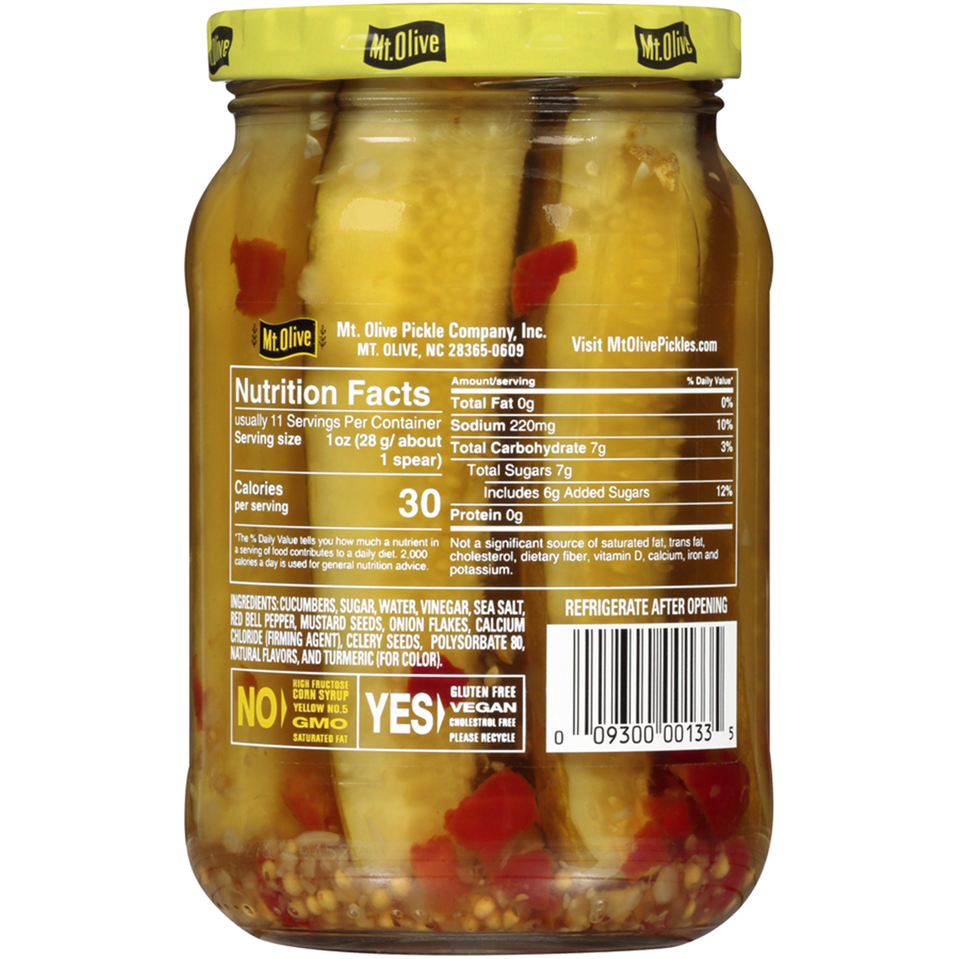 slide 12 of 17, Mt. Olive Sweet Heat Bread & Butter Spears Pickles 16 fl oz, 16 fl oz