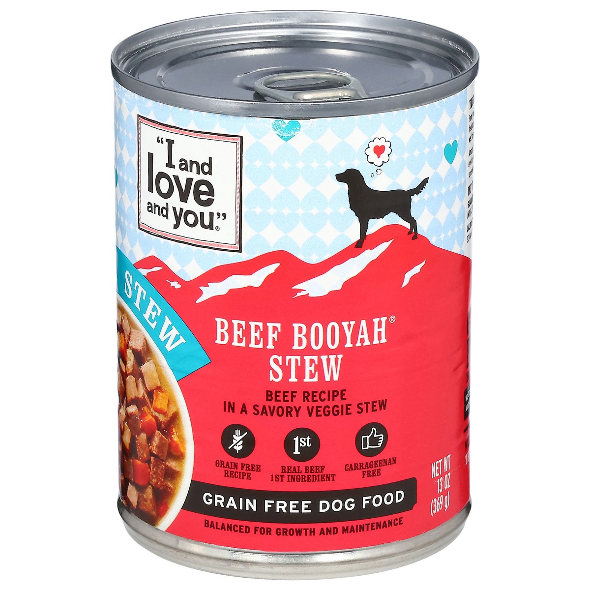slide 1 of 29, I and Love and You Grain Free Dog Food 13 oz, 13 oz