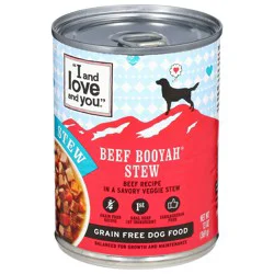 I And Love And You Beef Booyah Stew Dog Food 13 oz