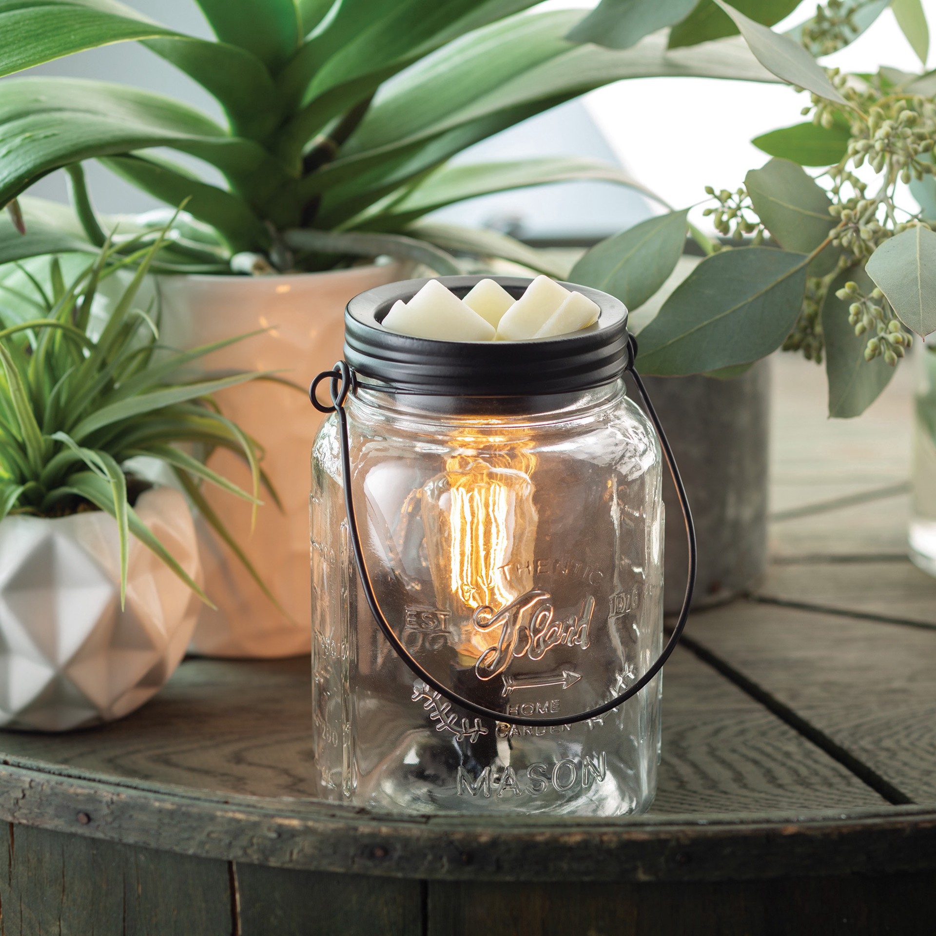 slide 2 of 3, Mason Jar Illumination Warmer, 1 ct