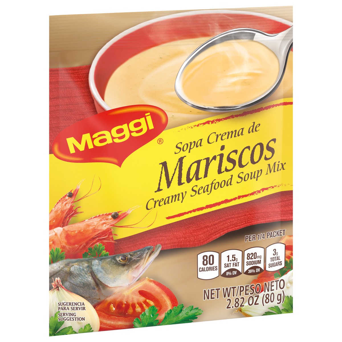 slide 2 of 9, Maggi Creamy Seafood Soup Mix, 2.82 oz