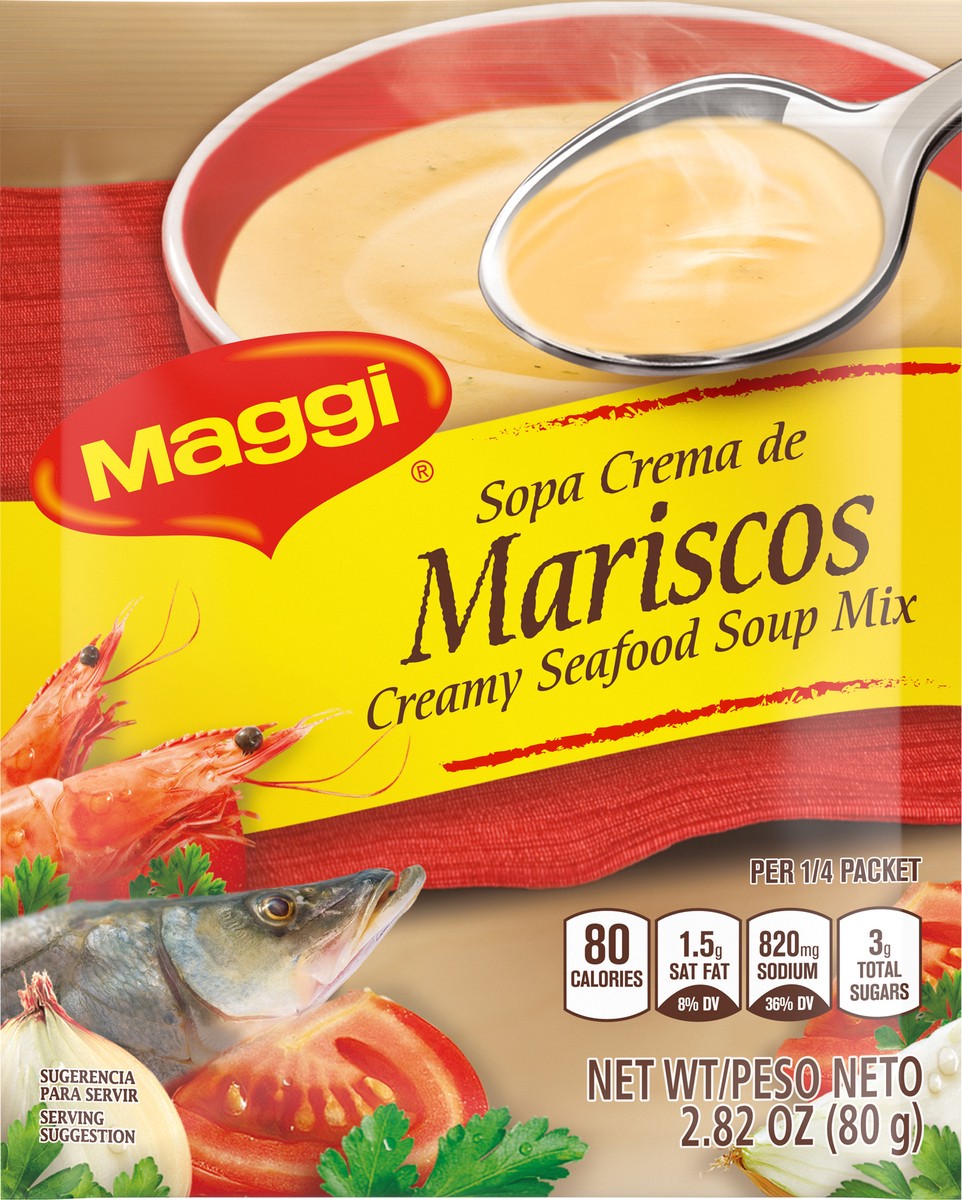 slide 4 of 9, Maggi Creamy Seafood Soup Mix, 2.82 oz