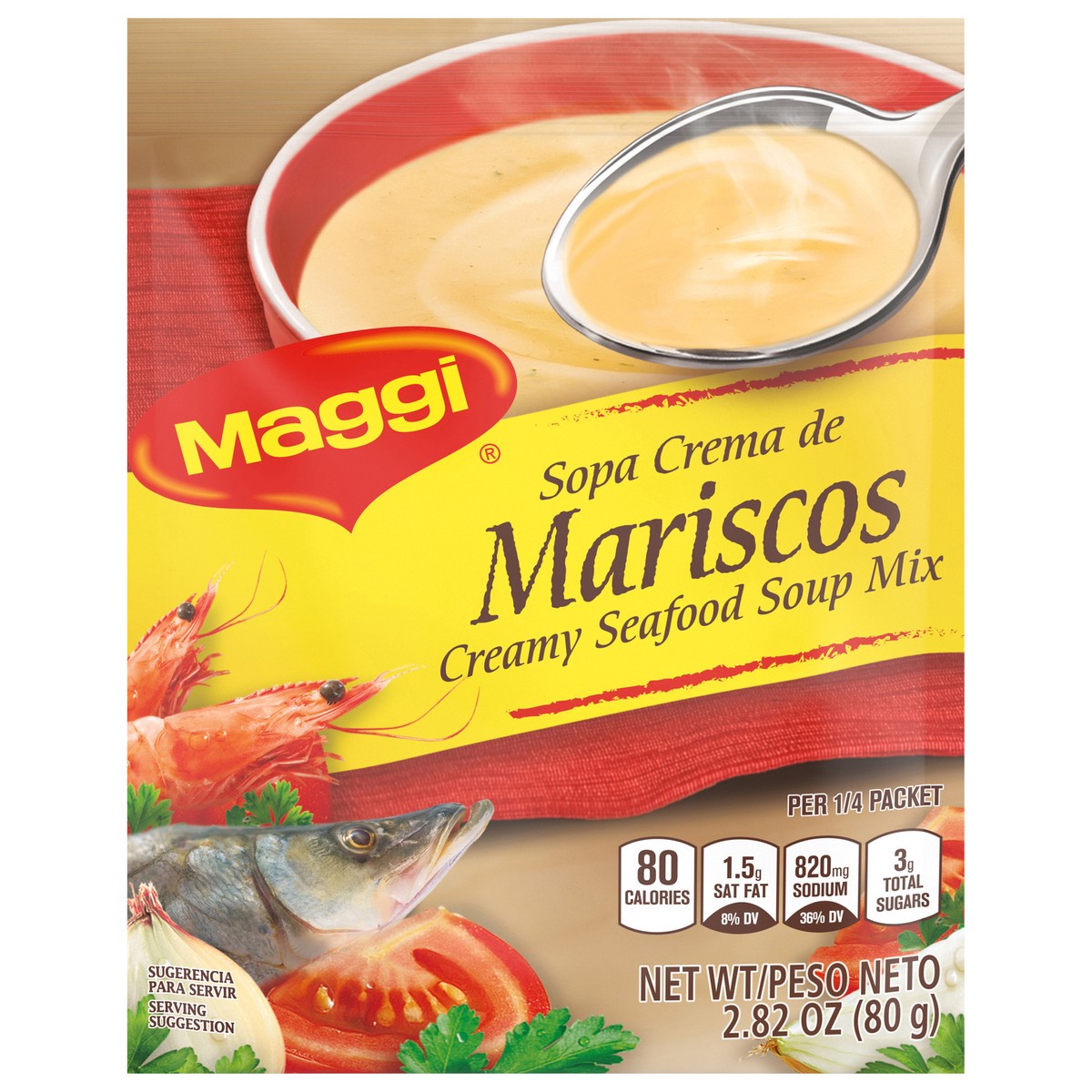 slide 1 of 9, Maggi Creamy Seafood Soup Mix 2.82 oz., 2.82 oz