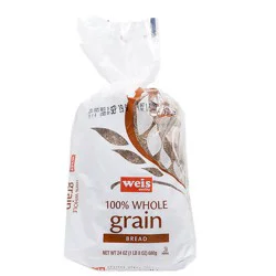 Weis Quality 100% Whole Grain Bread