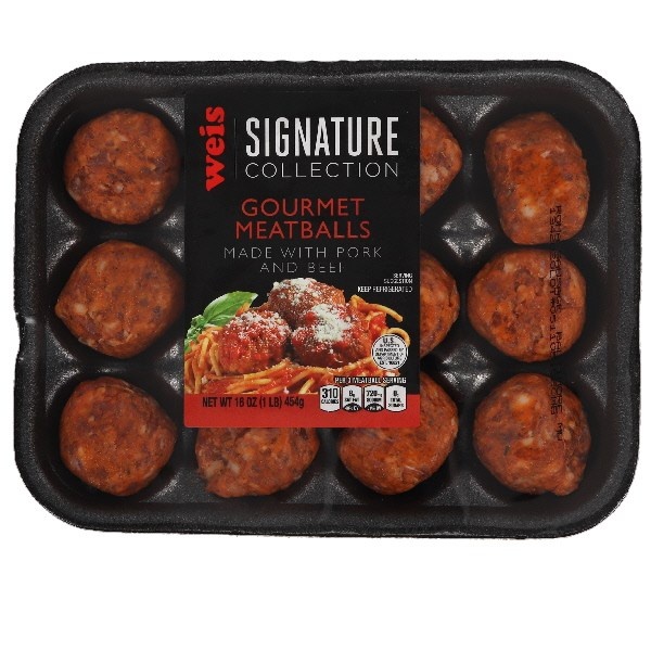 slide 1 of 1, Hot Meatballs, 1 lb