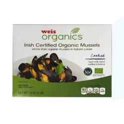 Frozen, Farm Raised Organic Mussels