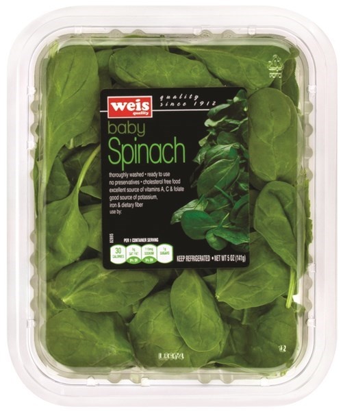 slide 1 of 1, Baby Spinach Salad, 5 oz