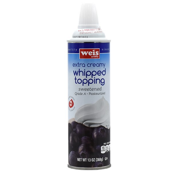 slide 1 of 1, Weis Quality Whipped Topping, 13 oz