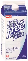 Weis Quality 100% Lactose Free Reduced Fat Milk