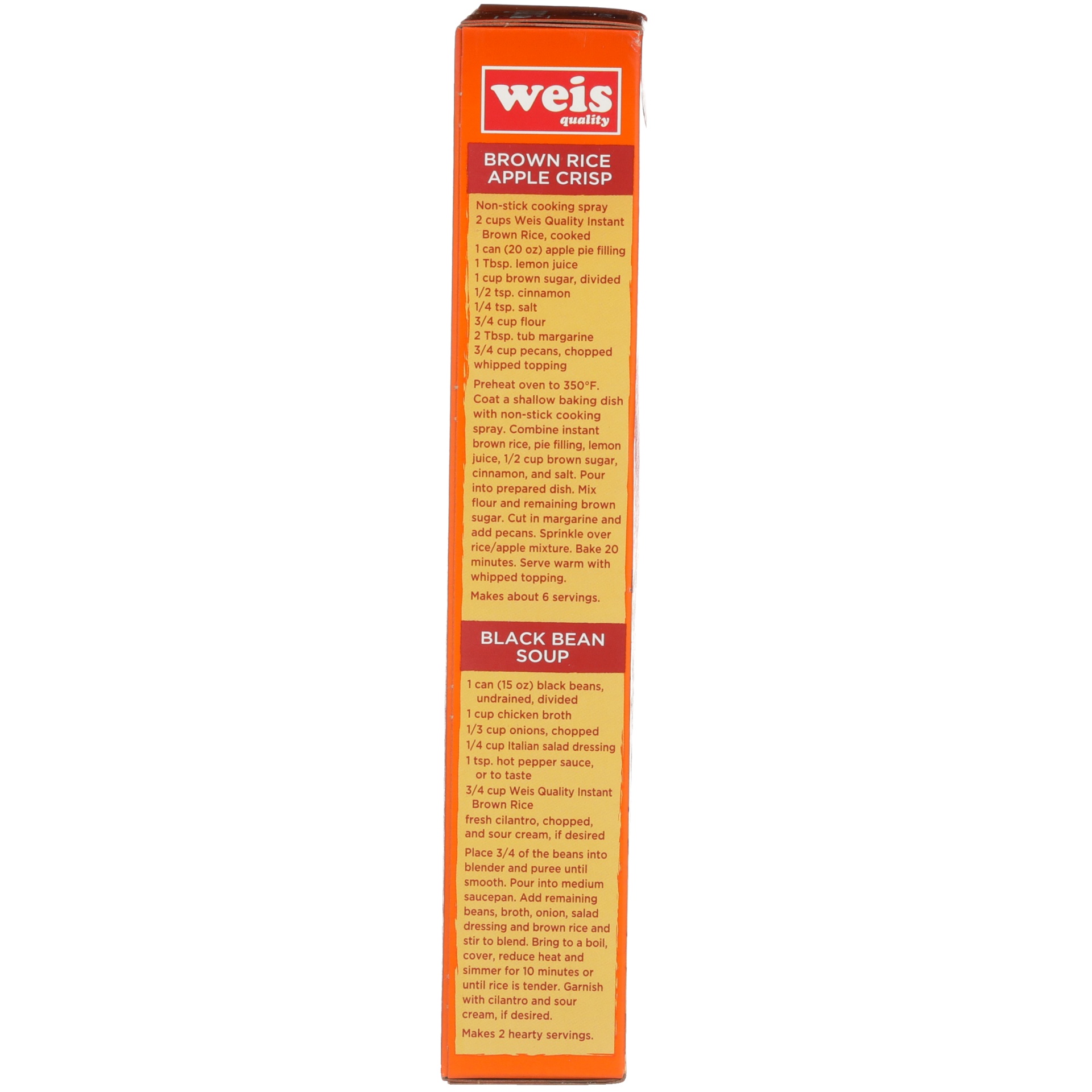 slide 5 of 6, Weis Quality Whole Grain Brown Instant Rice, 14 oz