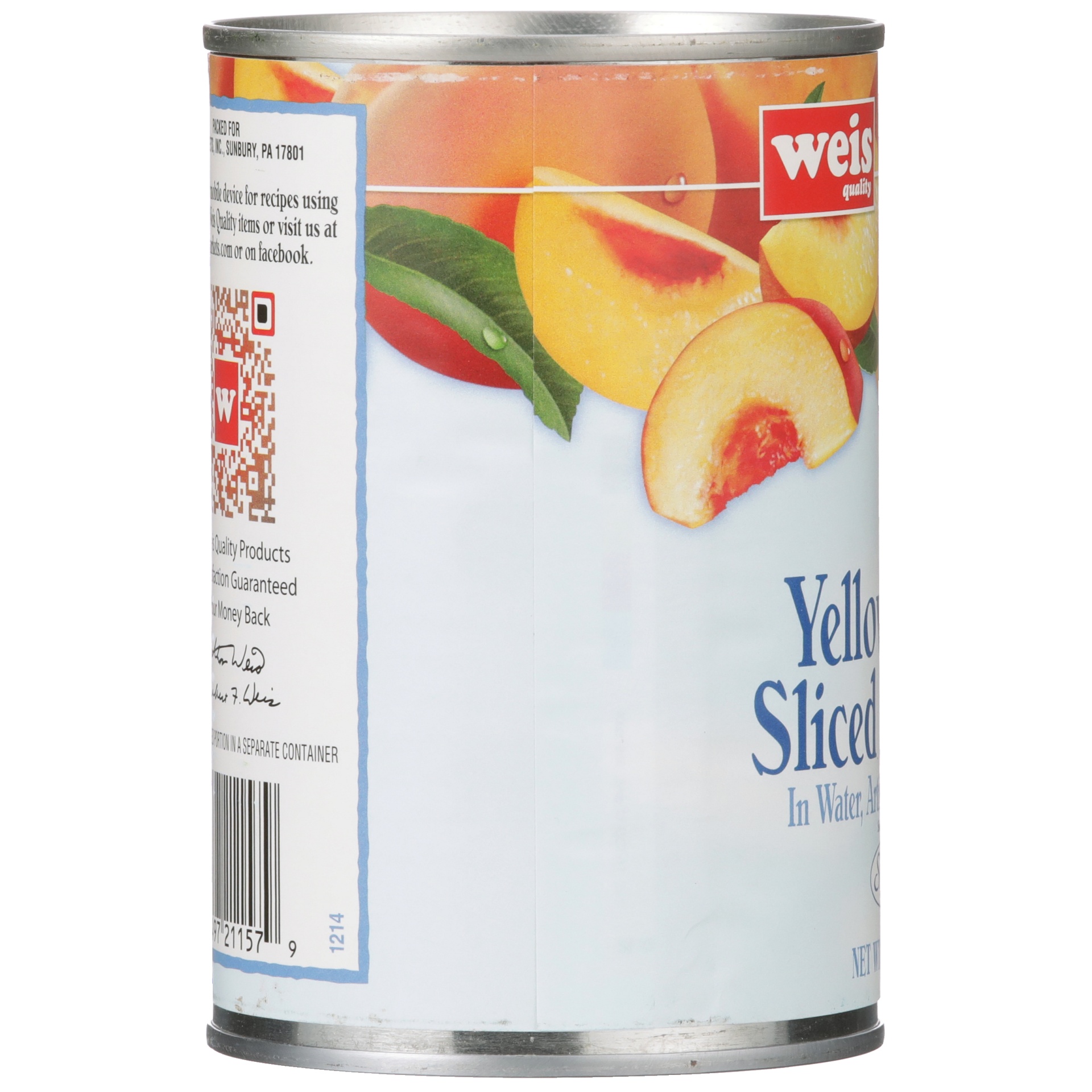 slide 3 of 6, Weis Quality Yellow Cling Sliced Peaches in Water Canned Fruit, 14.5 oz