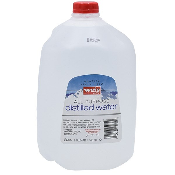 slide 1 of 1, Weis Quality Distilled Water, 1 gal