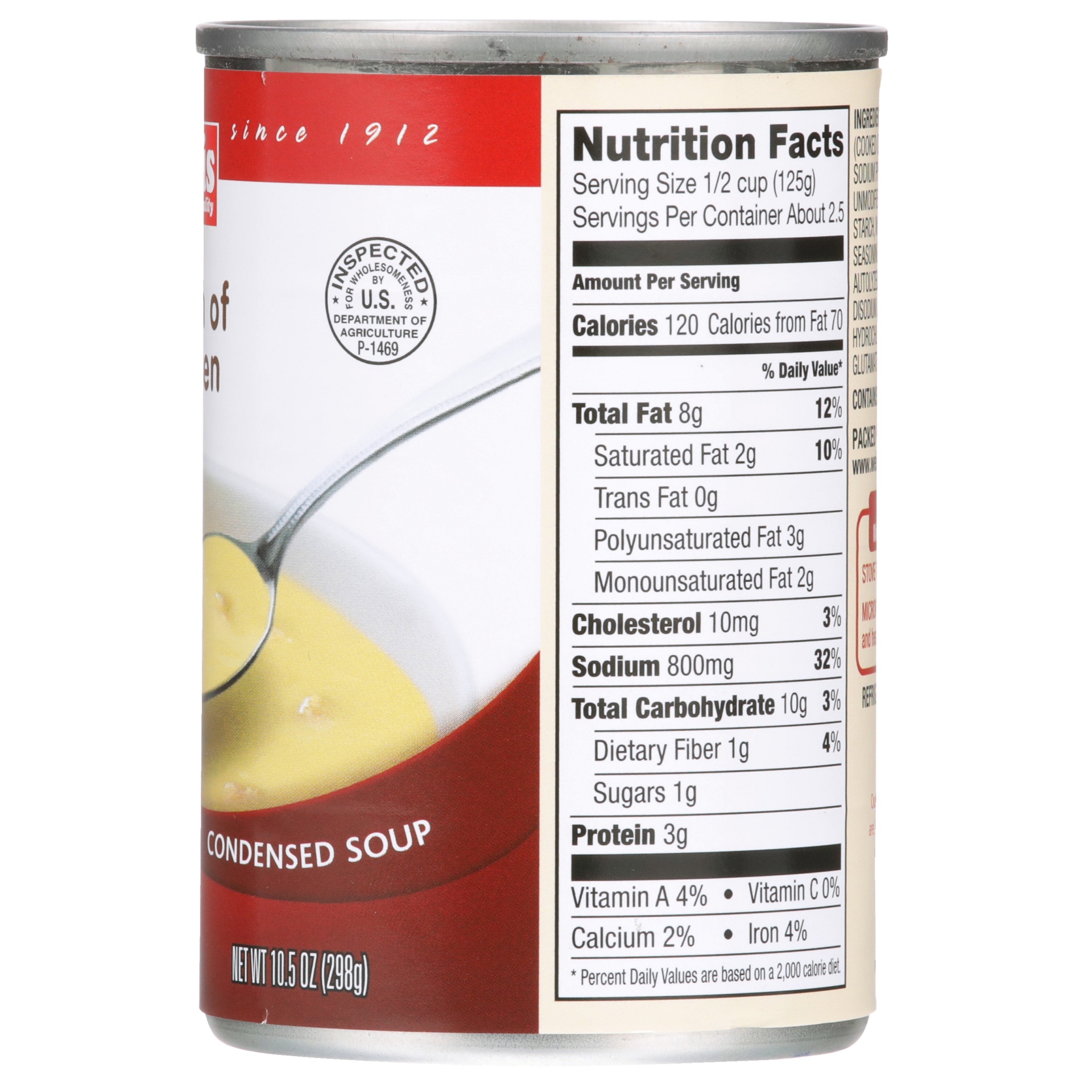 slide 6 of 6, Weis Quality Cream of Chicken Condensed Soup, 10.5 oz