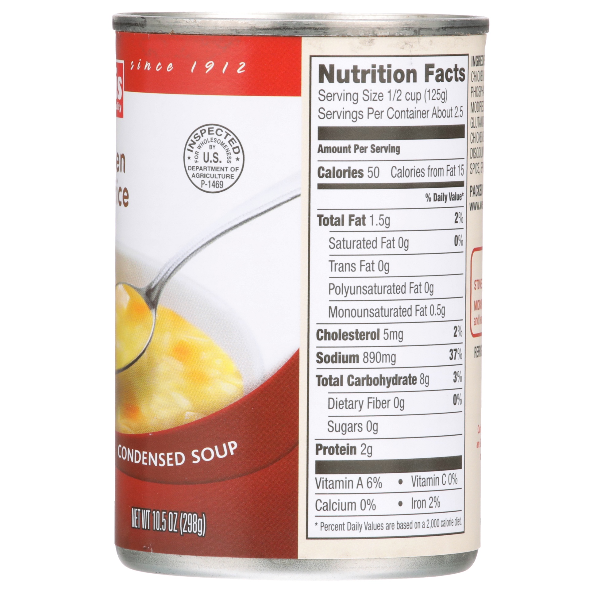 slide 4 of 6, Weis Quality Chicken with Rice Condensed Soup, 10.5 oz