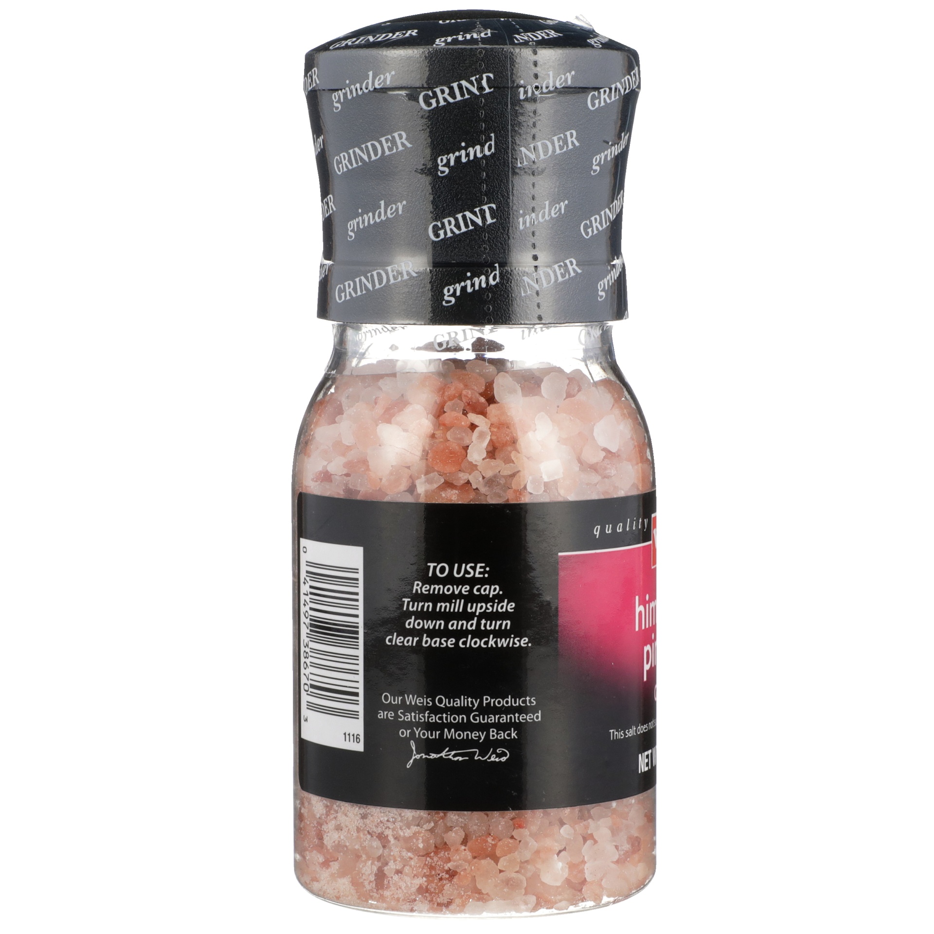 slide 3 of 6, Weis Quality Himalayan Pink Salt Grinder Spices, 10 oz