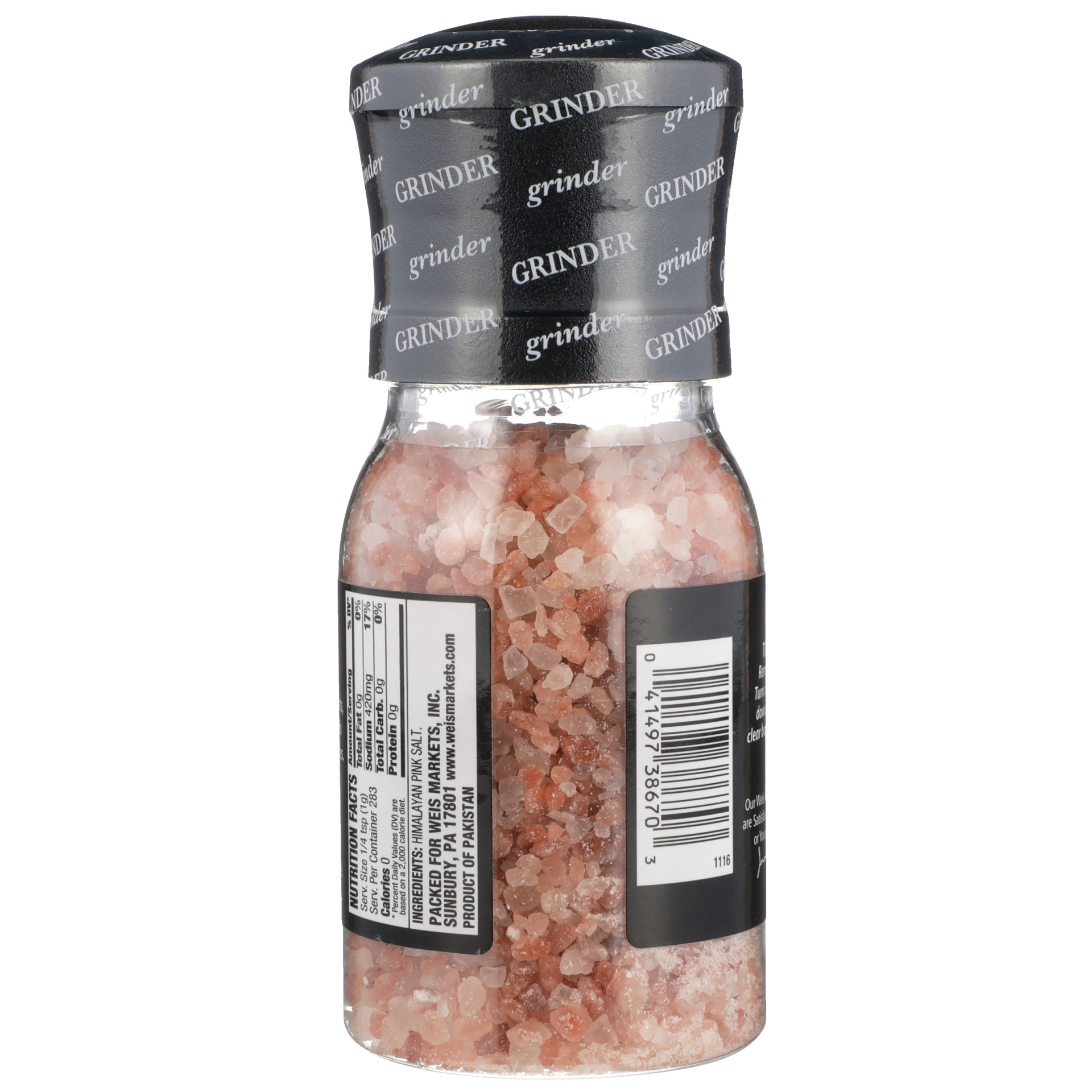 slide 6 of 6, Weis Quality Himalayan Pink Salt Grinder Spices, 10 oz