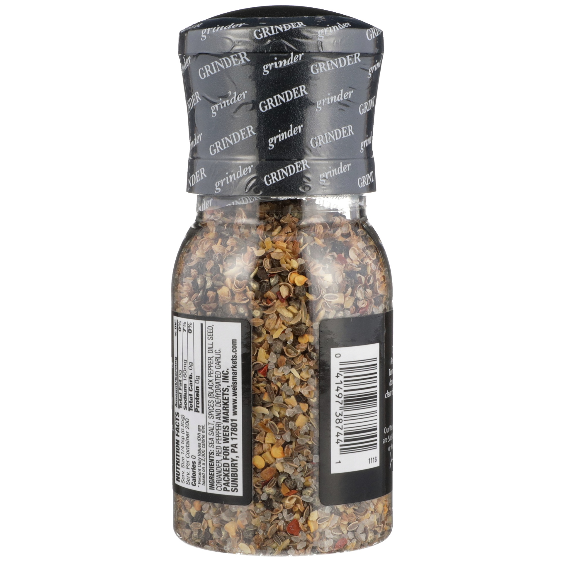 slide 2 of 6, Weis Quality Steak & BurGer Seasoning Grinder Spices, 6 oz