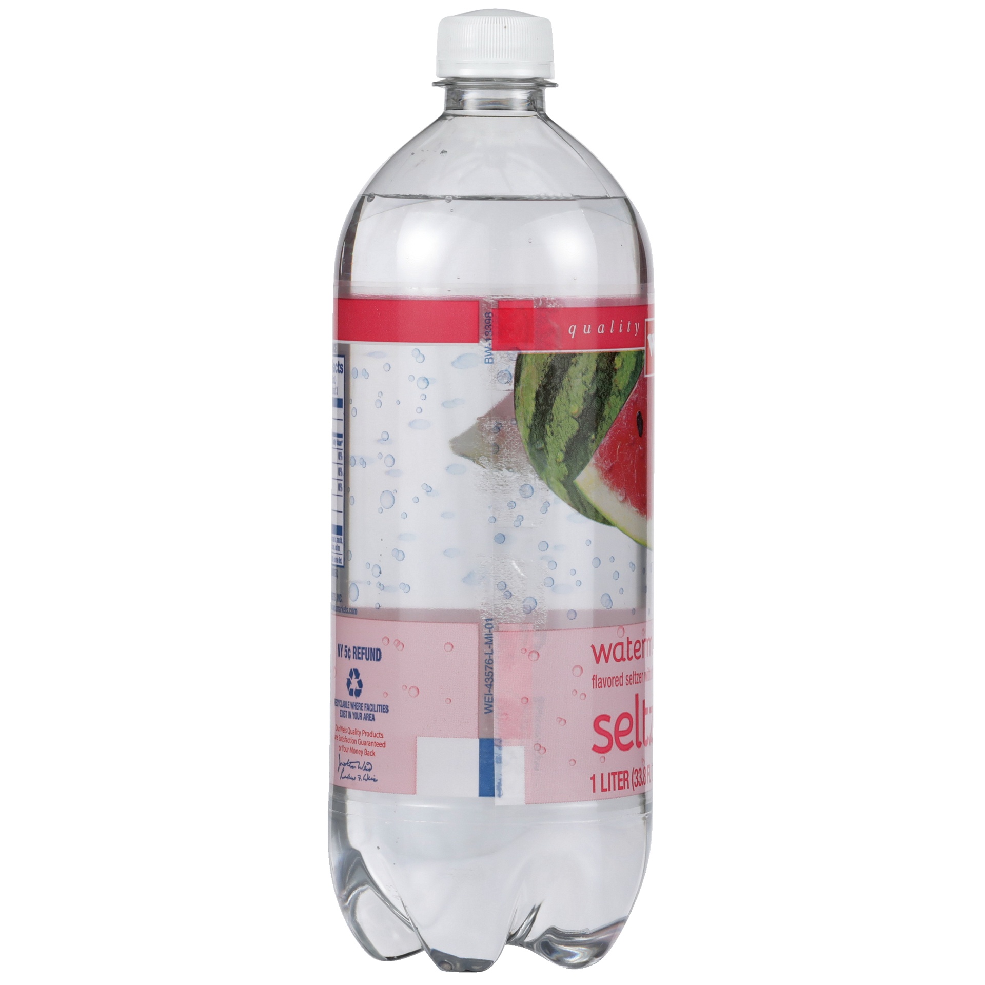 slide 2 of 6, Weis Quality Watermelon Seltzer - 33.8 fl oz, 33.8 fl oz