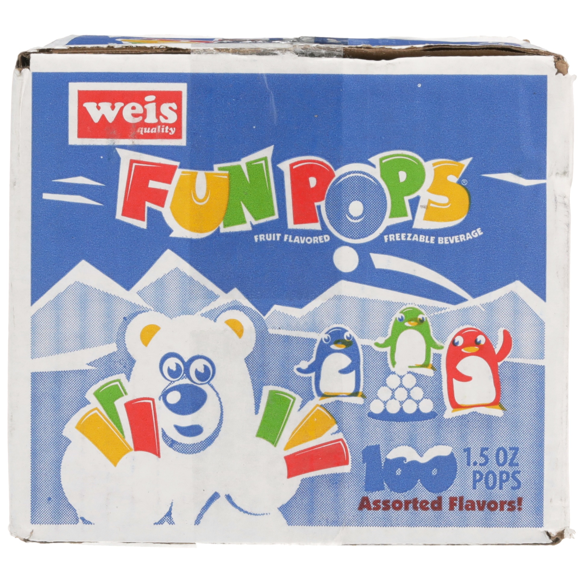 slide 3 of 6, Weis Quality Freeze Pops, 150 oz