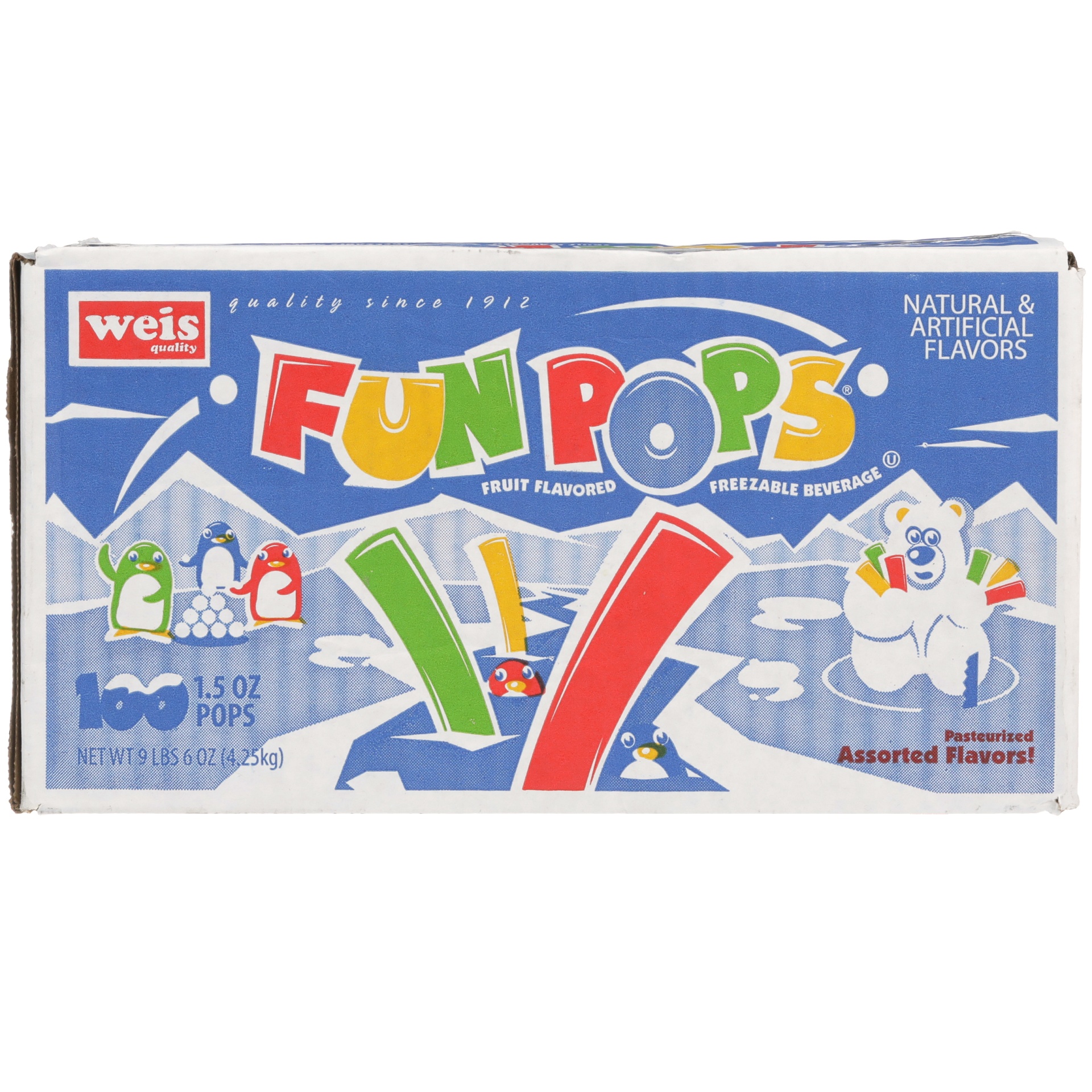 slide 6 of 6, Weis Quality Freeze Pops, 150 oz