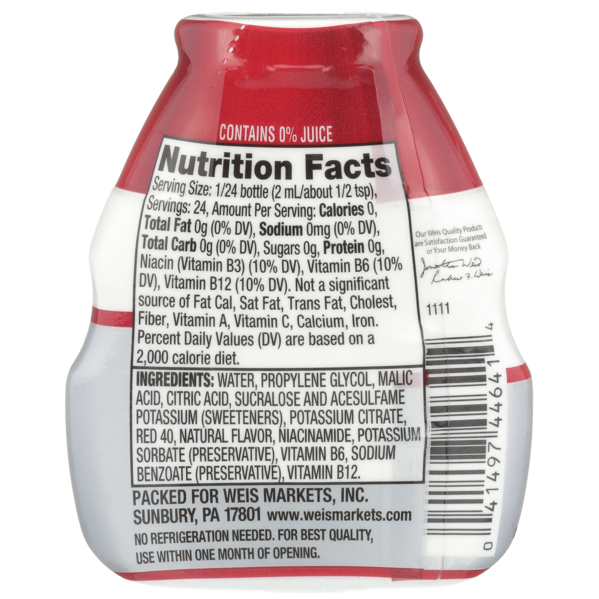 slide 5 of 6, Weis Quality Fruit Punch Water Enhancer - 1.62 fl oz, 1.62 fl oz