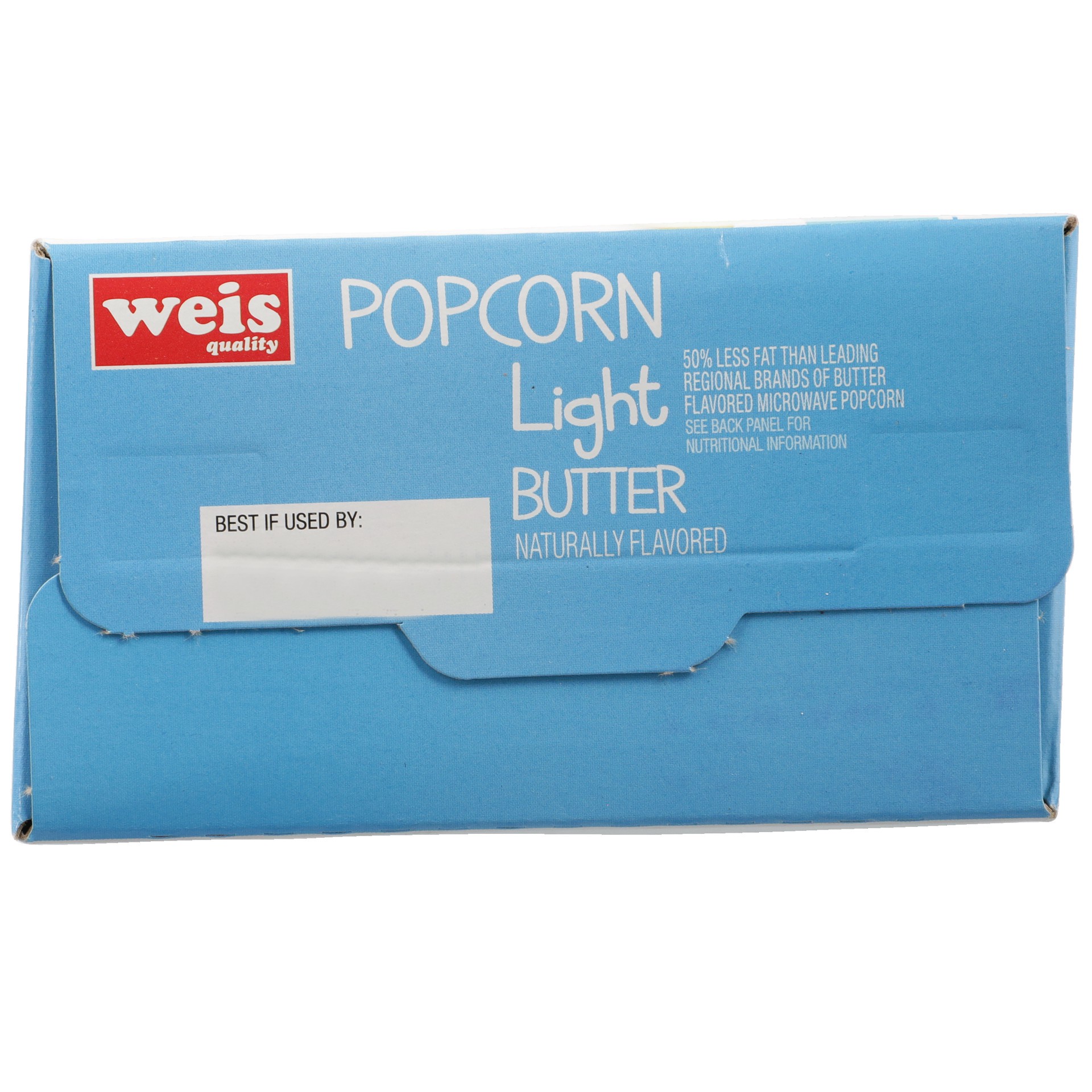 Weis Quality Light Butter Flavor Microwave Popcorn 8.7 oz Shipt