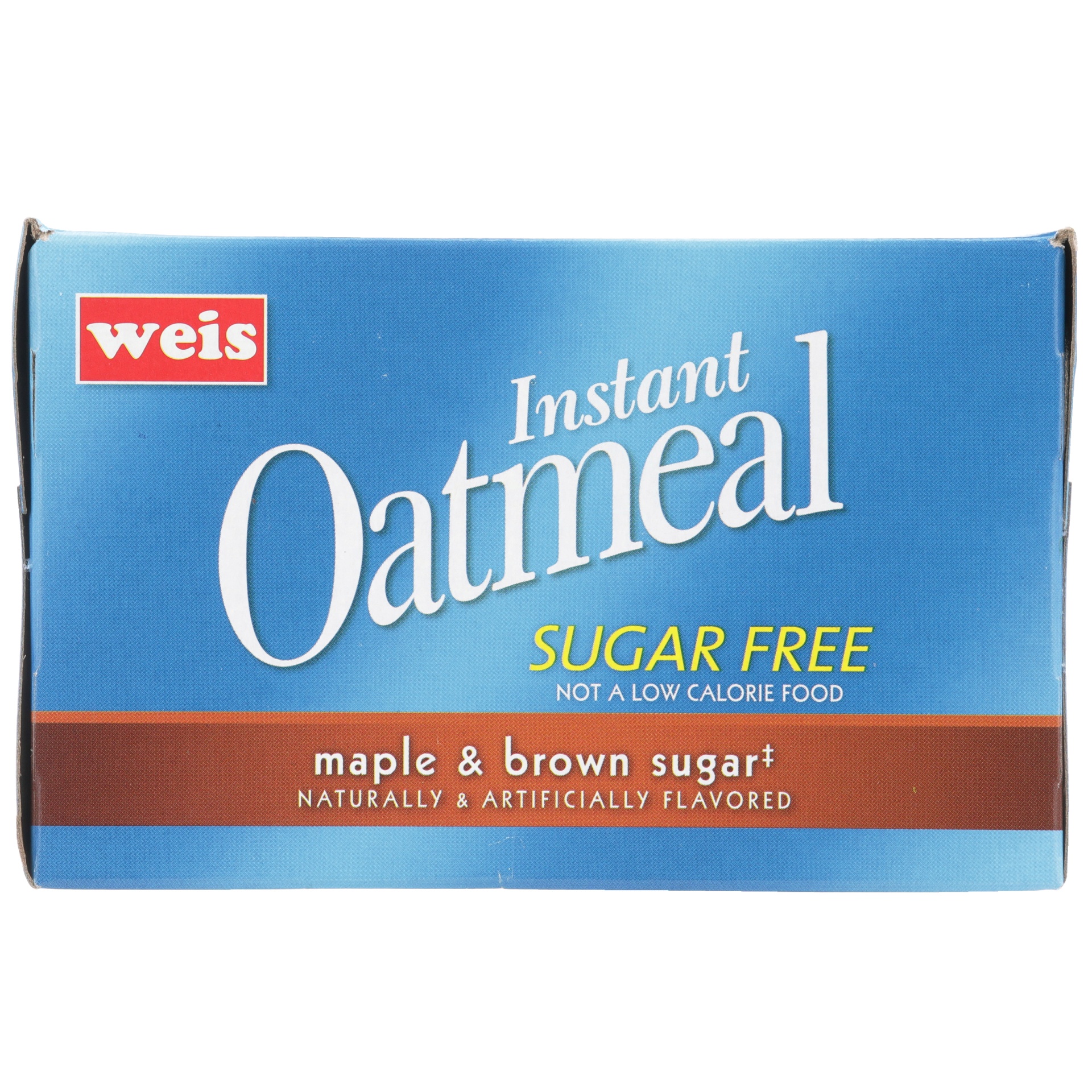 slide 4 of 6, Weis Quality Sugar Free Maple Brown Sugar Instant Oatmeal, 8 oz