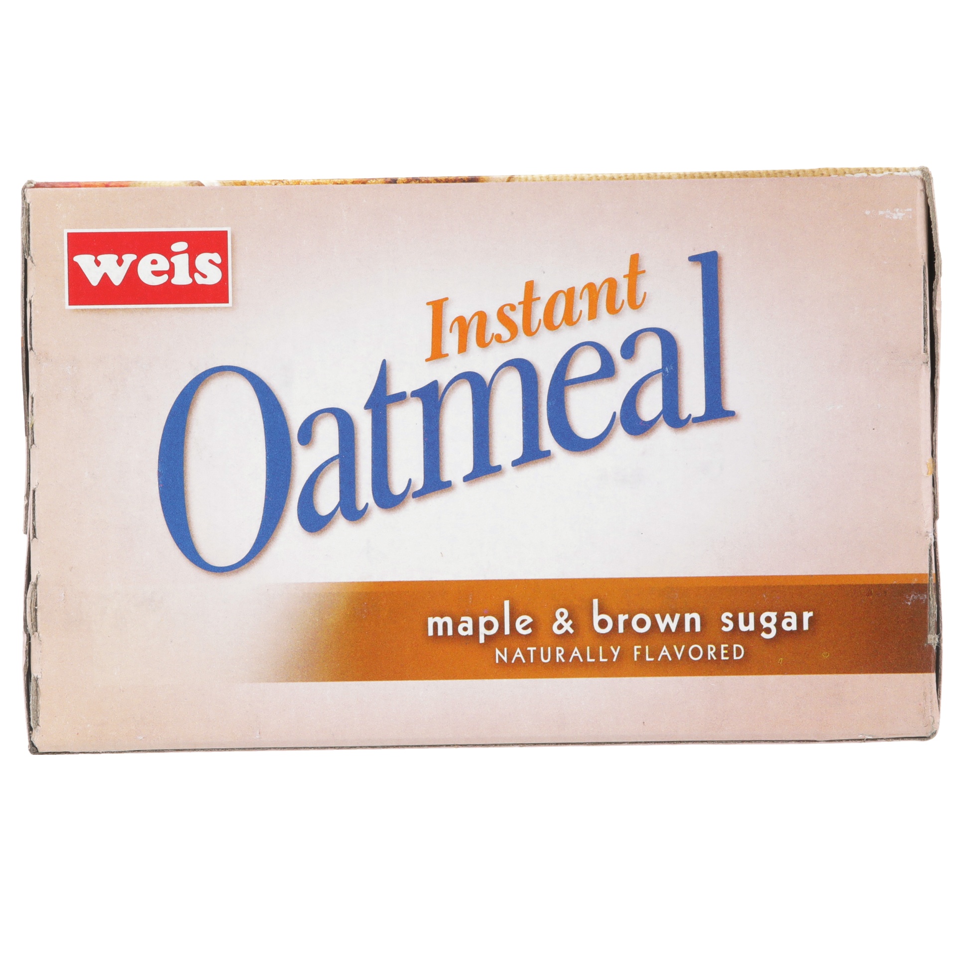 slide 6 of 6, Weis Quality Naturally Flavored Maple and Brown Sugar Instant Oatmeal, 15.1 oz