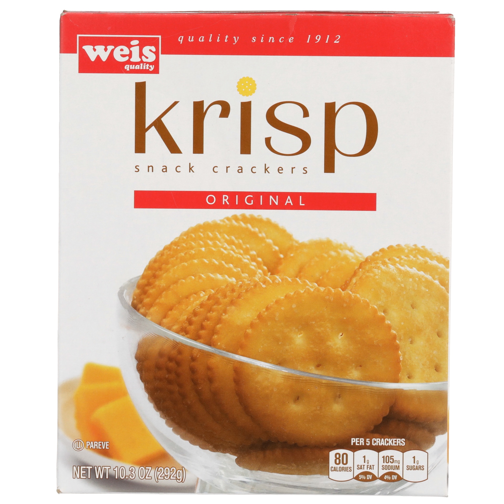 slide 5 of 6, Weis Quality Original Krisp Cracker, 10.3 oz