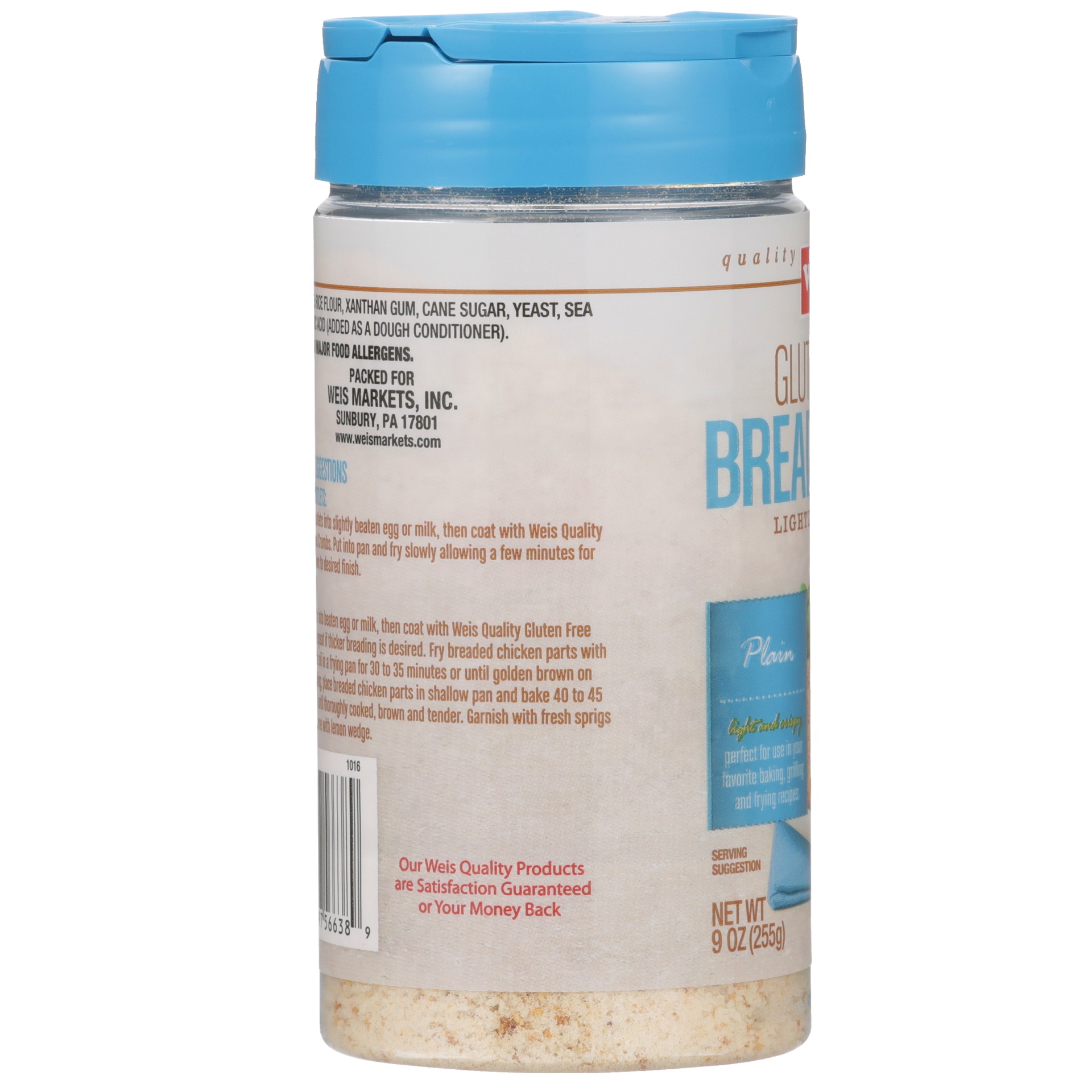 slide 2 of 6, Weis Quality Original Gluten Free Wq Bread Crumbs Original Gluten Free, 9 oz