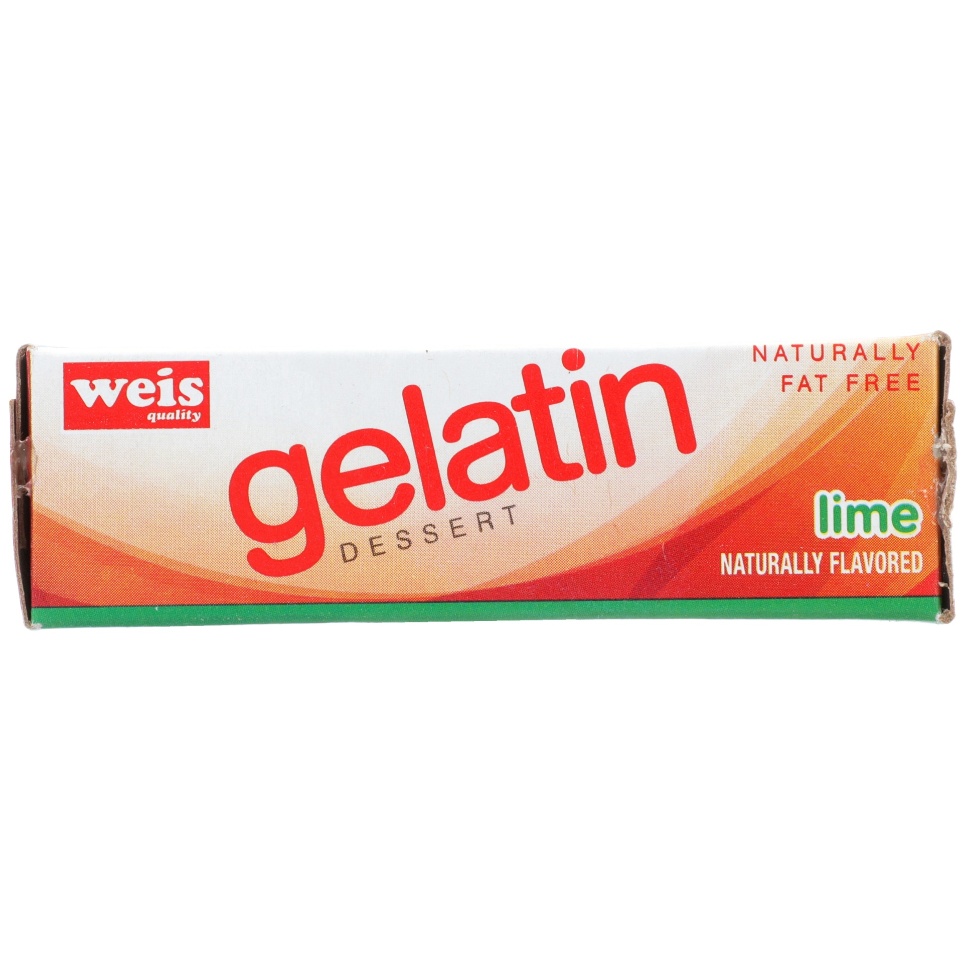 slide 6 of 6, Weis Quality Lime Flavored Gelatin Dessert, 3 oz