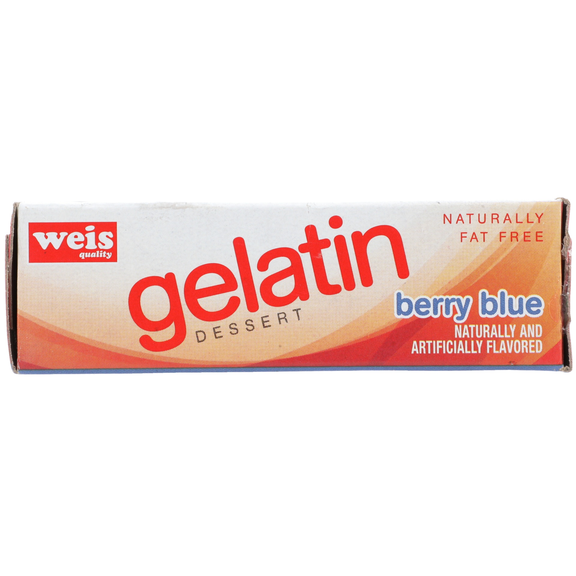 slide 2 of 6, Weis Quality Berry Blue Flavored Gelatin Dessert, 3 oz