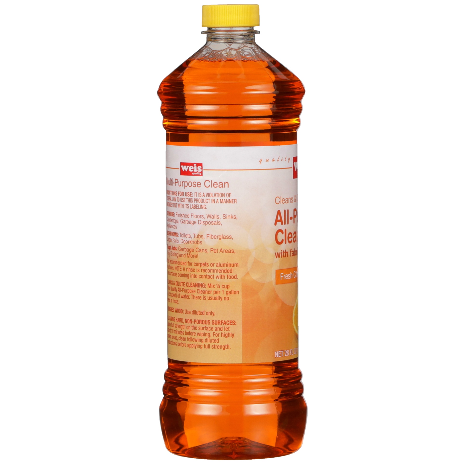 slide 3 of 6, Weis Quality Citrus All Purpose Cleaner, 28 fl oz