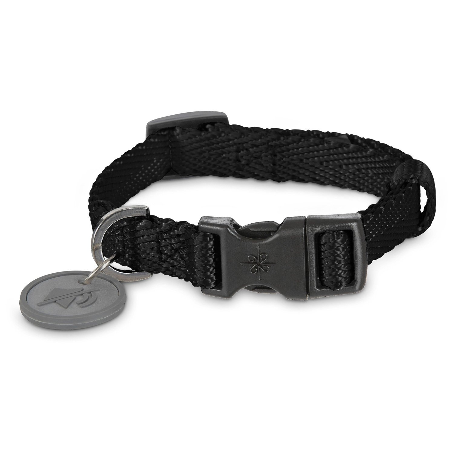 slide 1 of 1, Good2Go Adjustable Black Nylon Dog Collar, S