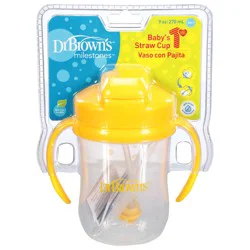 Dr. Brown's Milestones 6 Months+ 9 Ounce Baby''s 1st Straw Cup 1 ea