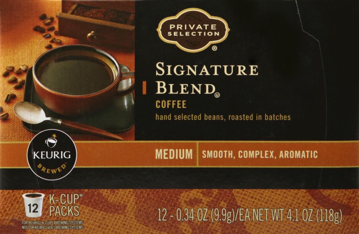 slide 2 of 6, Private Selection Signature Blend Coffee K-Cup Pods, 12 ct