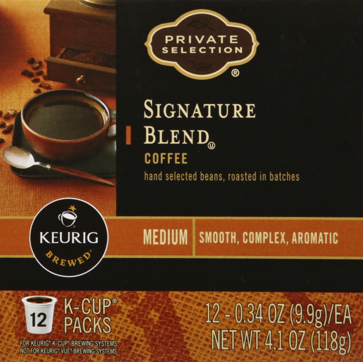 slide 3 of 6, Private Selection Signature Blend Coffee K-Cup Pods, 12 ct