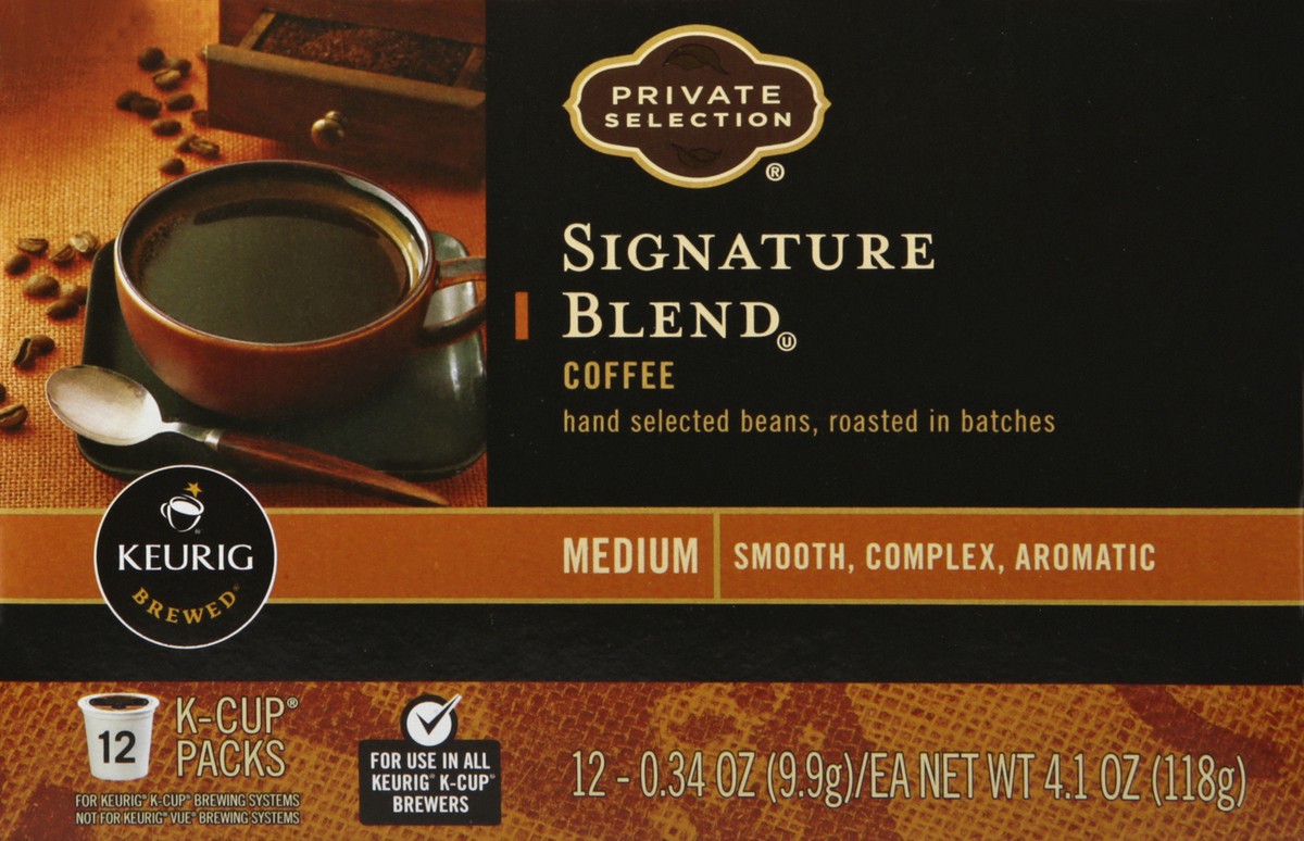 slide 5 of 6, Private Selection Signature Blend Coffee K-Cup Pods, 12 ct