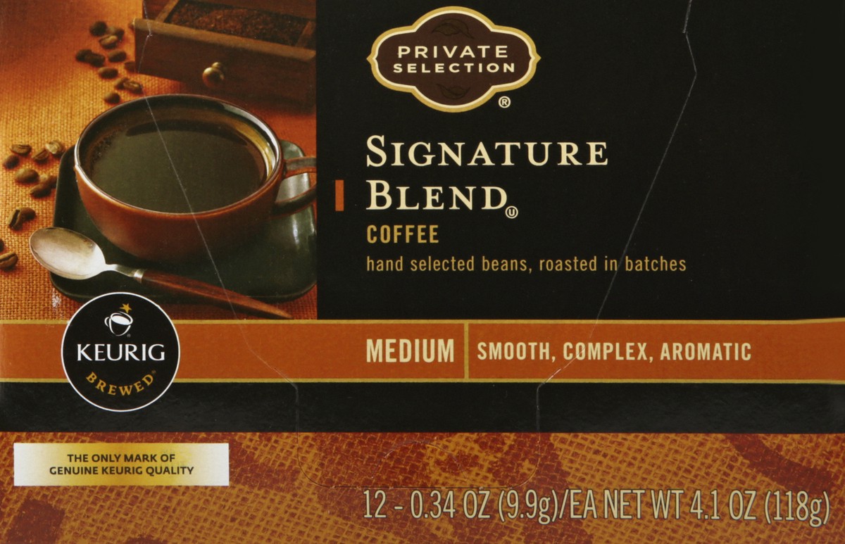 slide 6 of 6, Private Selection Signature Blend Coffee K-Cup Pods, 12 ct